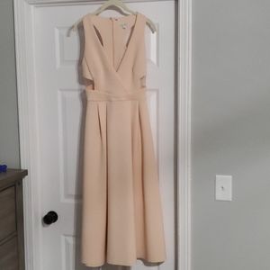 Soft Pink Midi Dress